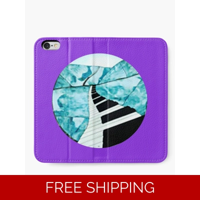 Le Studio Iphone Wallet Piano Window Logo Full